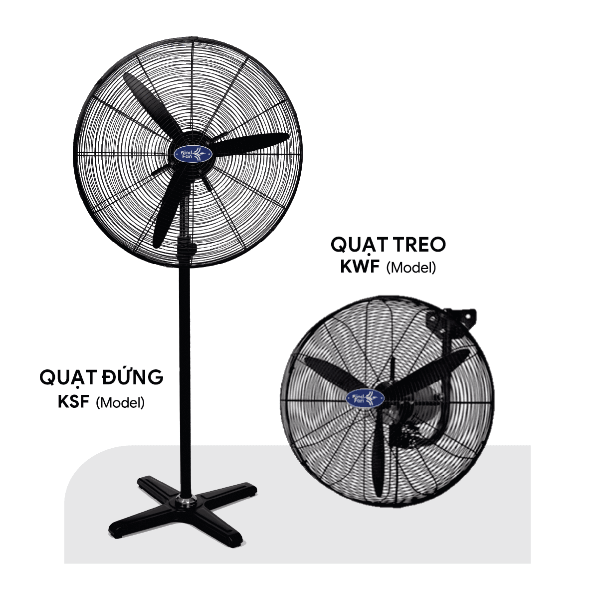 Quạt Đứng Treo Công Nghiệp (KSF/KWF)