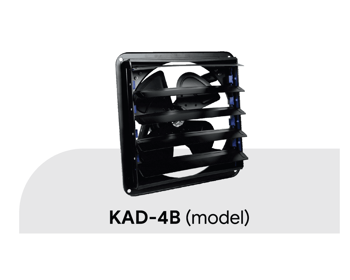 Quạt Thông Gió Vuông (KAD-4/KAD-4B) - 2