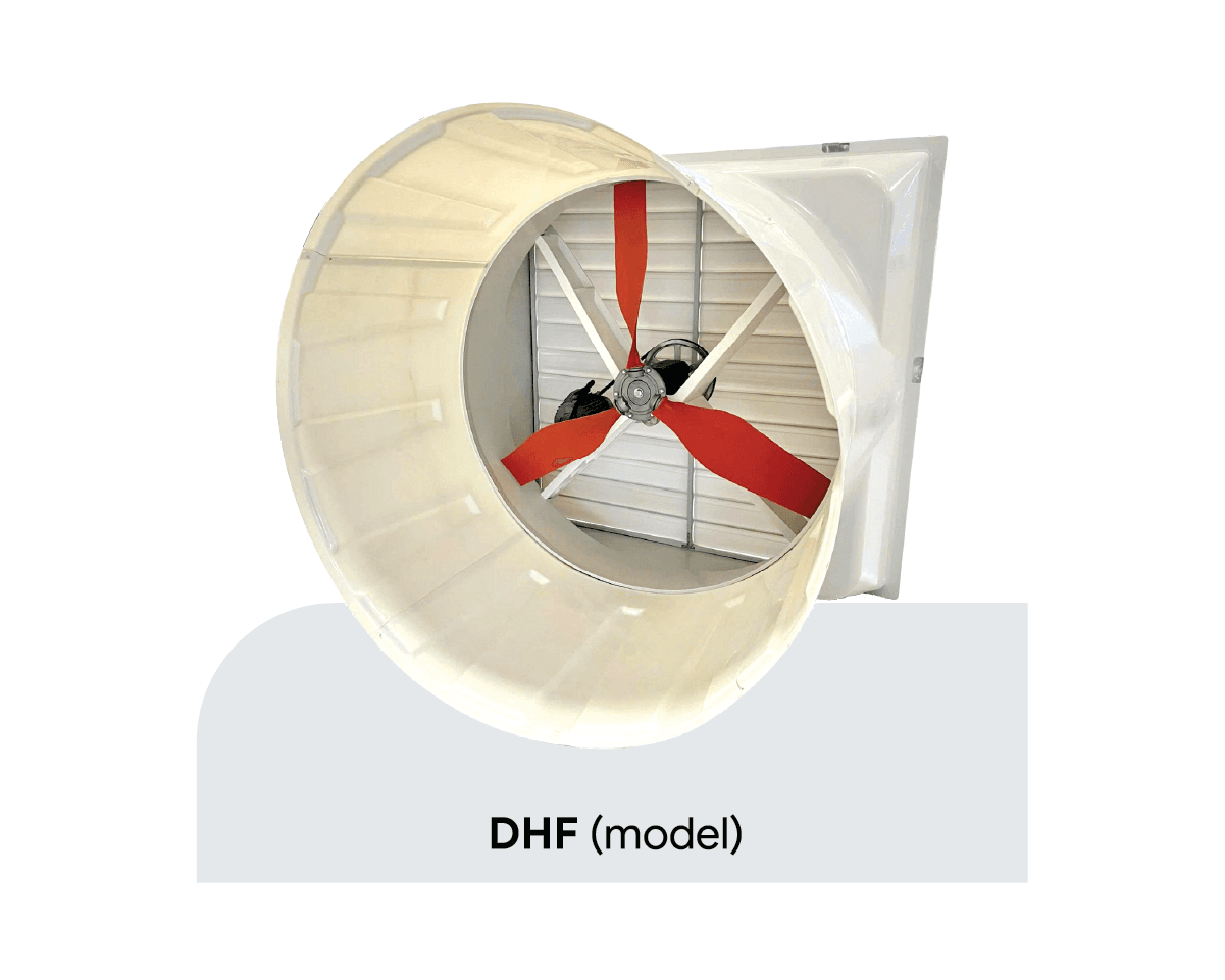 Quạt Loa Composite - Truyền Động Gián Tiếp