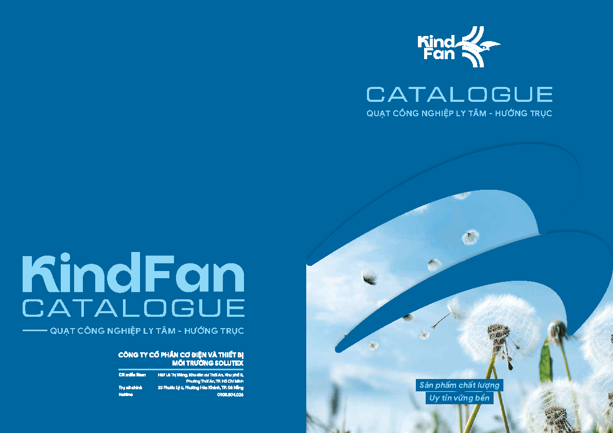 Catalogue Quạt Ly Tâm - Hướng Trục KindFan